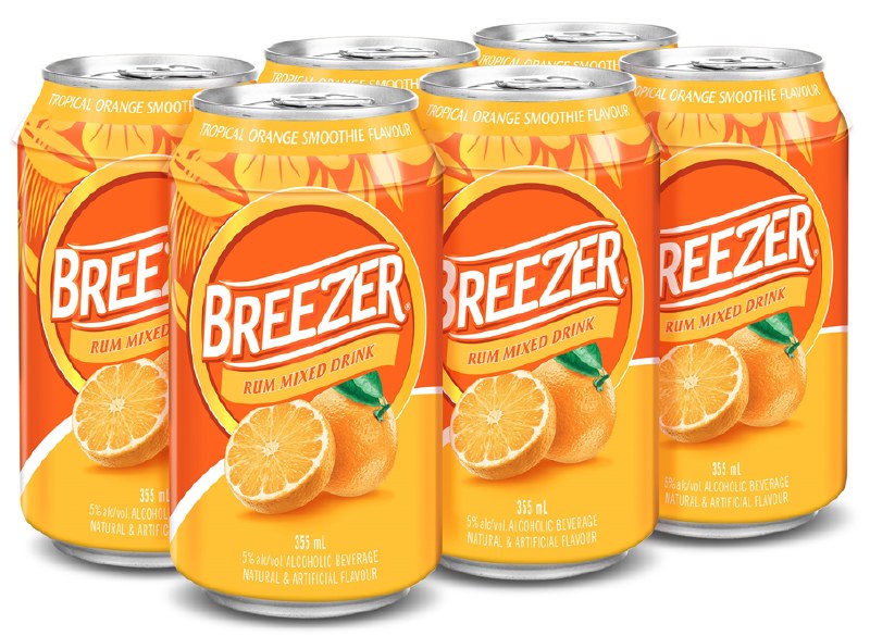 6C Breezer Tropical Orange Smoothie